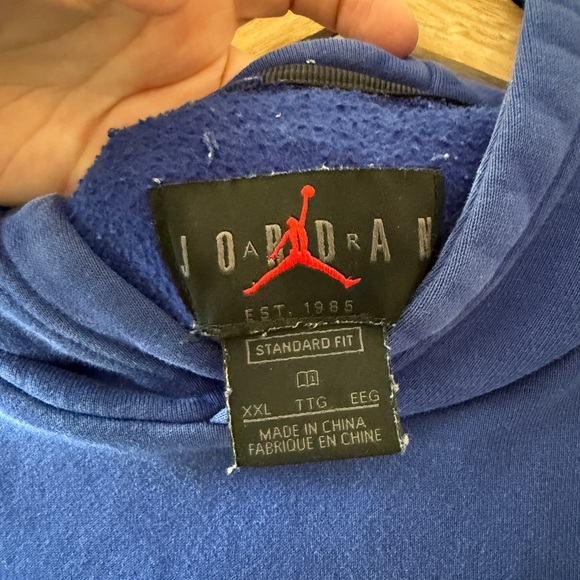 Vintage AirJordan Blue Hoodie - Picture 3 of 10